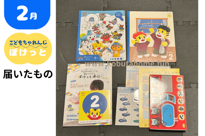 こどもちゃれんじ2月号ぽけっとお届け内容レビュー口コミ