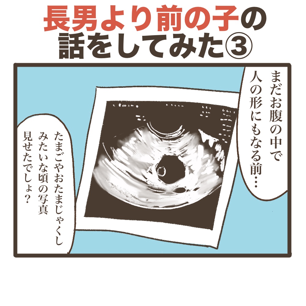 稽留流産の記憶を長男に話してみた