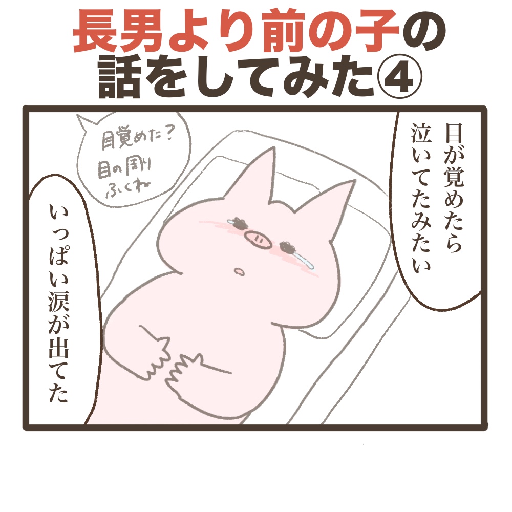 稽留流産の記憶を長男に話してみた
